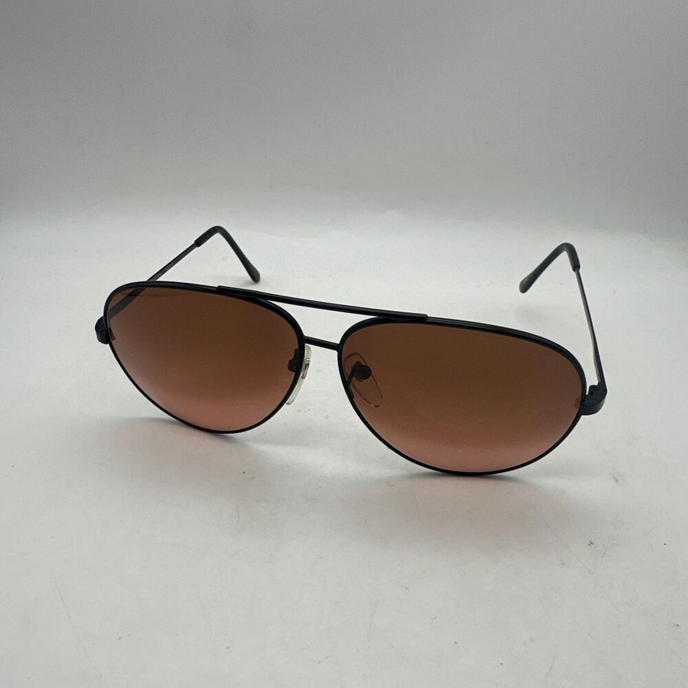 Serengeti Drivers 5222Y Matte Black Aviator Sunglasses Brown Lens Japan Unisex